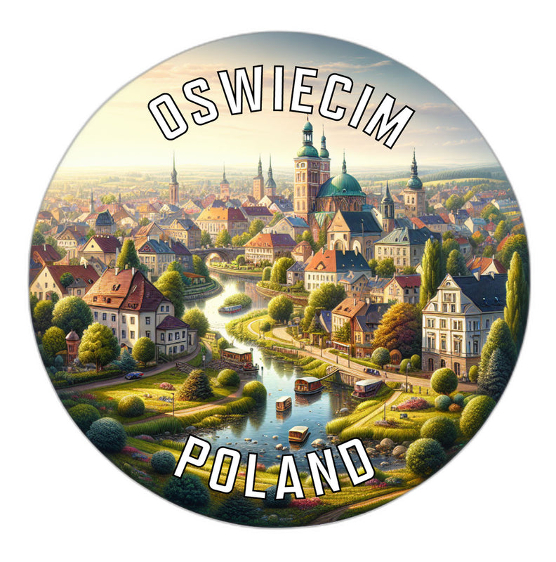 Oswiecim Poland Souvenir Vinyl Decal Sticker 2-Inch