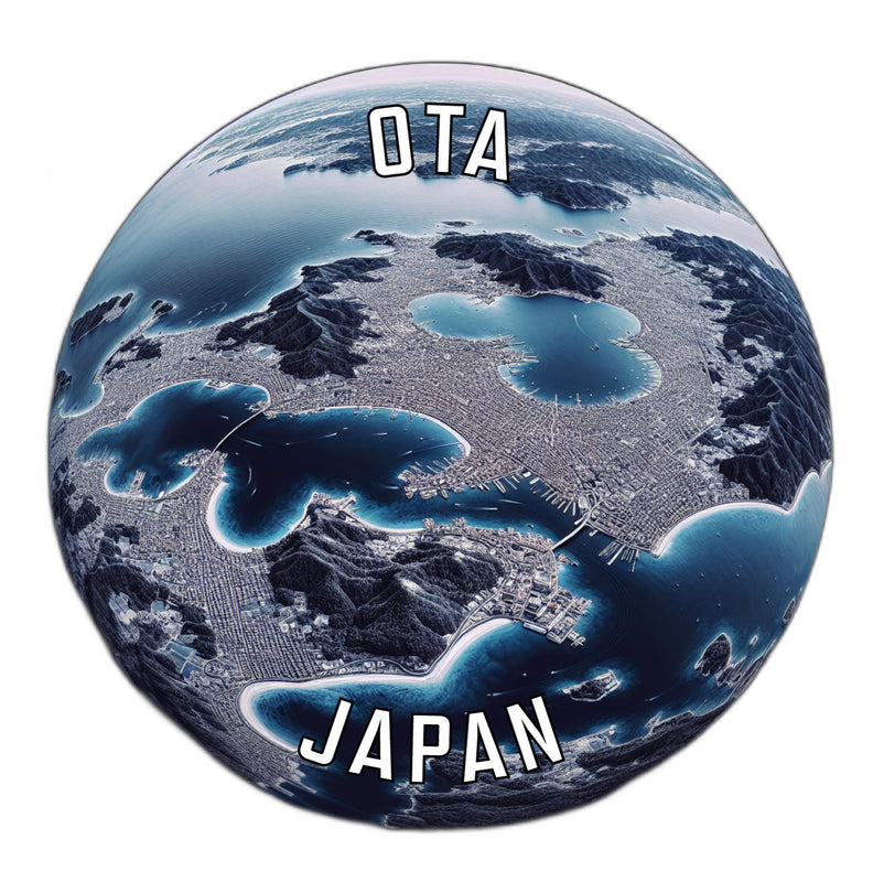 Ota Japan Souvenir Vinyl Decal Sticker 2-Inch