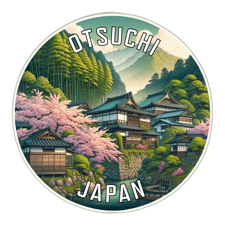 Otsuchi Japan Souvenir Vinyl Decal Sticker 2-Inch
