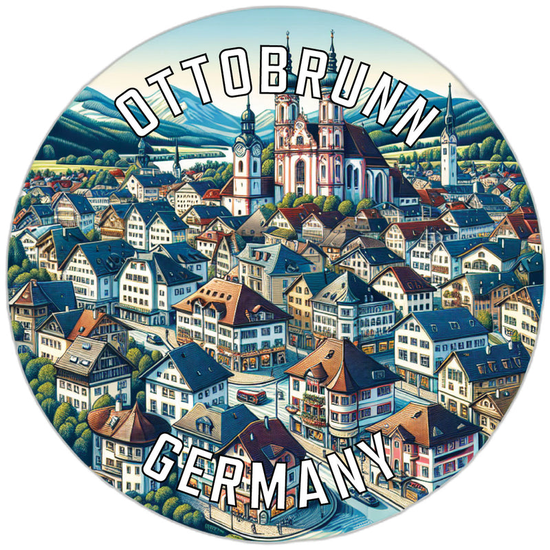 Ottobrunn Germany Souvenir Vinyl Decal Sticker 2-Inch
