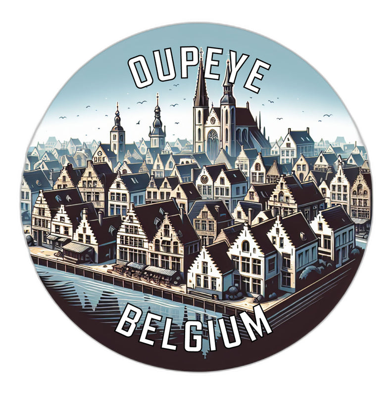 Oupeye Belgium Souvenir Vinyl Decal Sticker 6-Inch