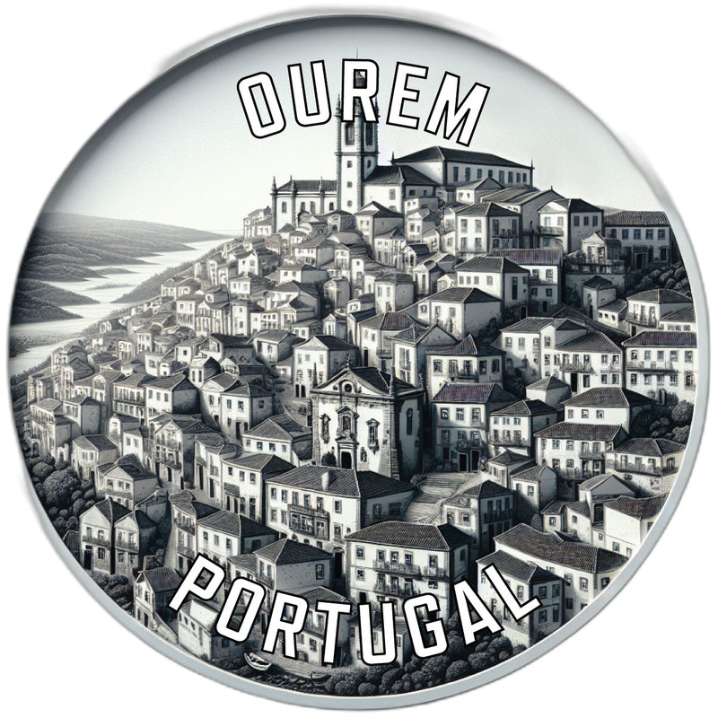 Ourem Portugal Souvenir Die Cut Flat Magnet 6-Inch