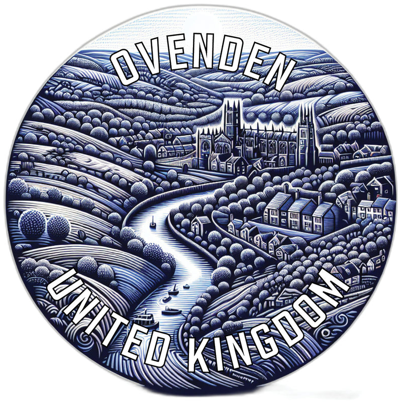Ovenden United Kingdom Souvenir Die Cut Flat Magnet 2-Inch