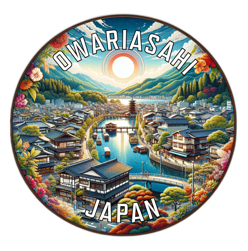 Owariasahi Japan Souvenir Vinyl Decal Sticker 6-Inch