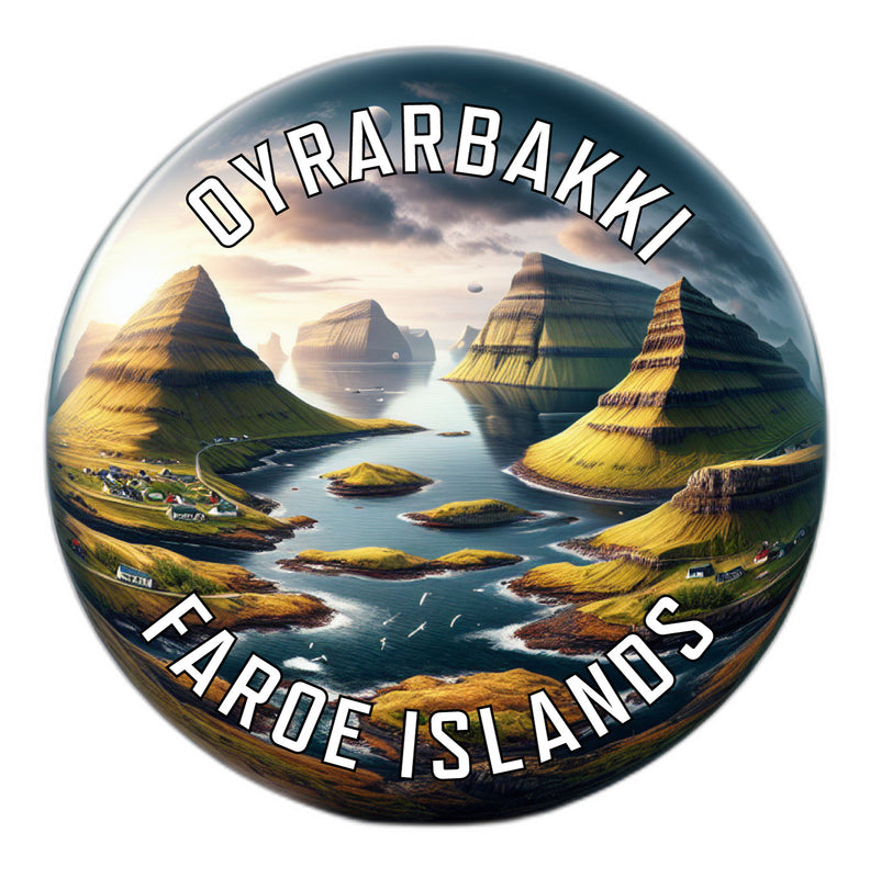 Oyrarbakki Faroe Islands Souvenir Vinyl Decal Sticker 2-Inch