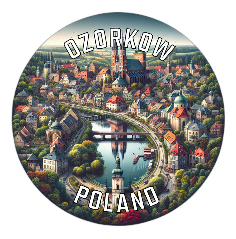 Ozorkow Poland Souvenir Vinyl Decal Sticker 2-Inch