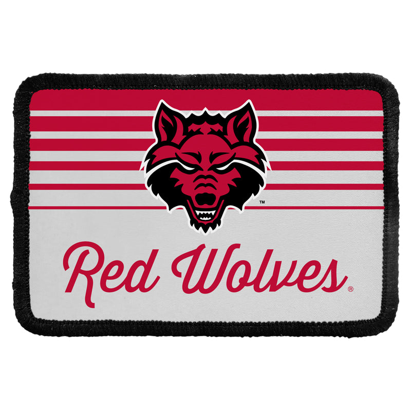 Arkansas State Officially Licensed Cloth Patch Rectangle