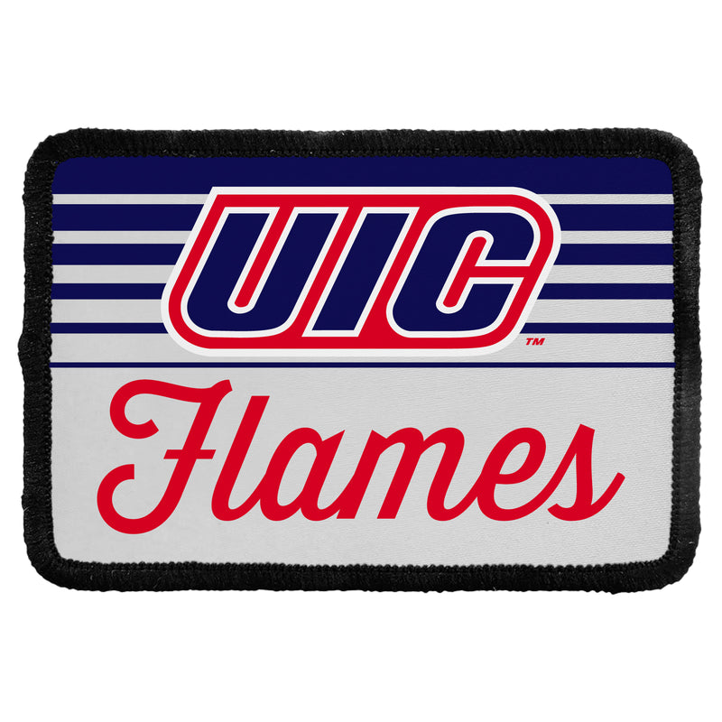 University of Illinois at Chicago Officially Licensed Cloth Patch Rectangle