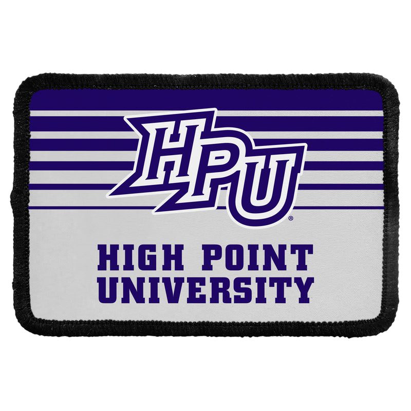 High Point University Officially Licensed Cloth Patch Rectangle
