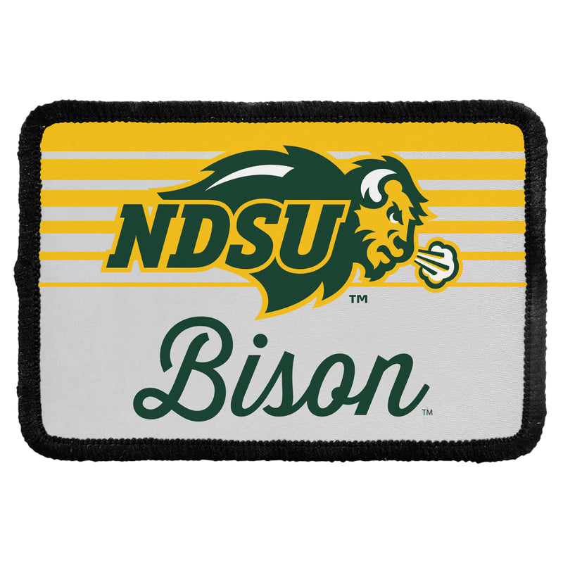 North Dakota State Bison Officially Licensed Cloth Patch Rectangle