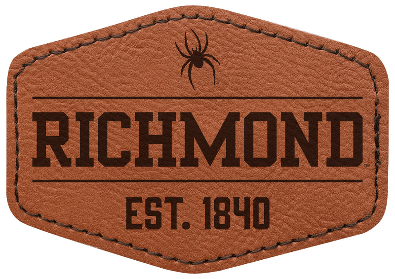 Richmond Spiders Officially Licensed Hexagonal Leatherette Patch