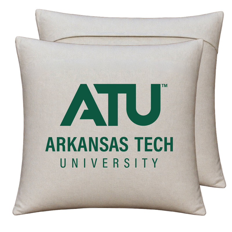 Arkansas Tech University Officially Licensed 18" x 18" Throw Pillow Cover – Logo Design