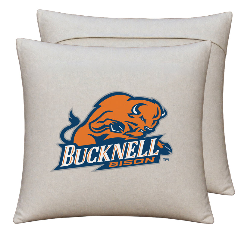 Bucknell University Bison Officially Licensed 18" x 18" Throw Pillow Cover – Logo Design