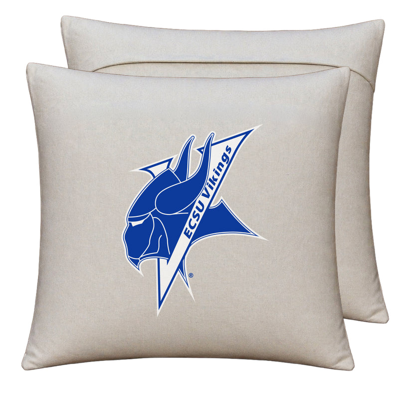 Elizabeth City State University Officially Licensed 18" x 18" Throw Pillow Cover – Logo Design