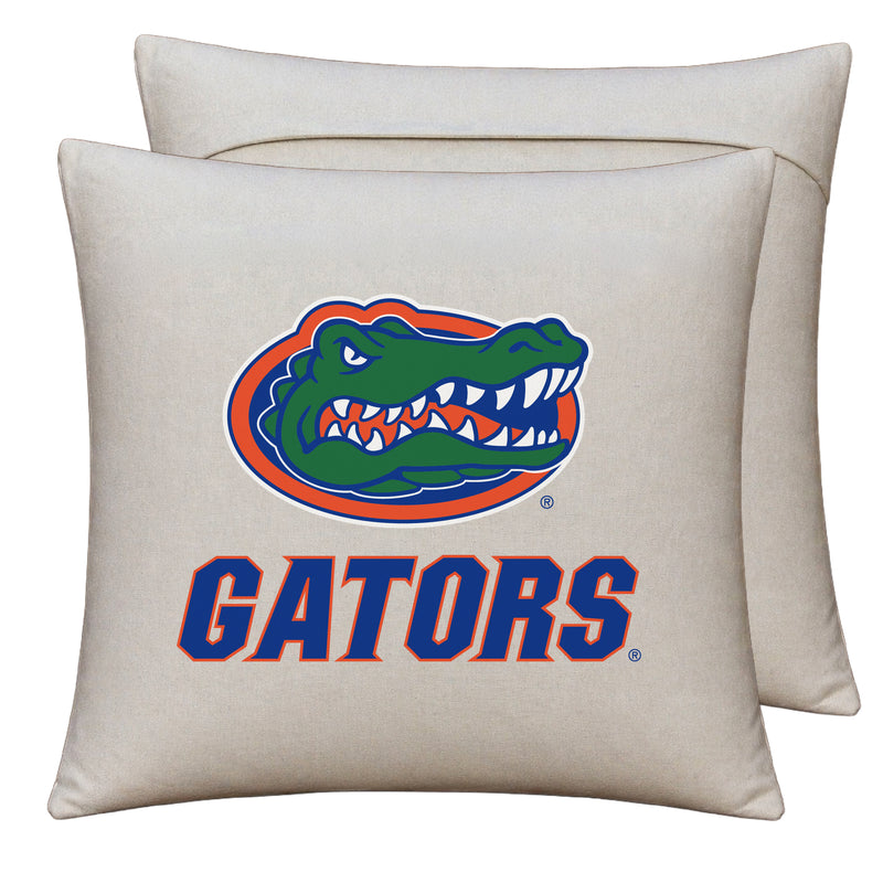 Florida Gators Officially Licensed 18" x 18" Throw Pillow Cover – Logo Design