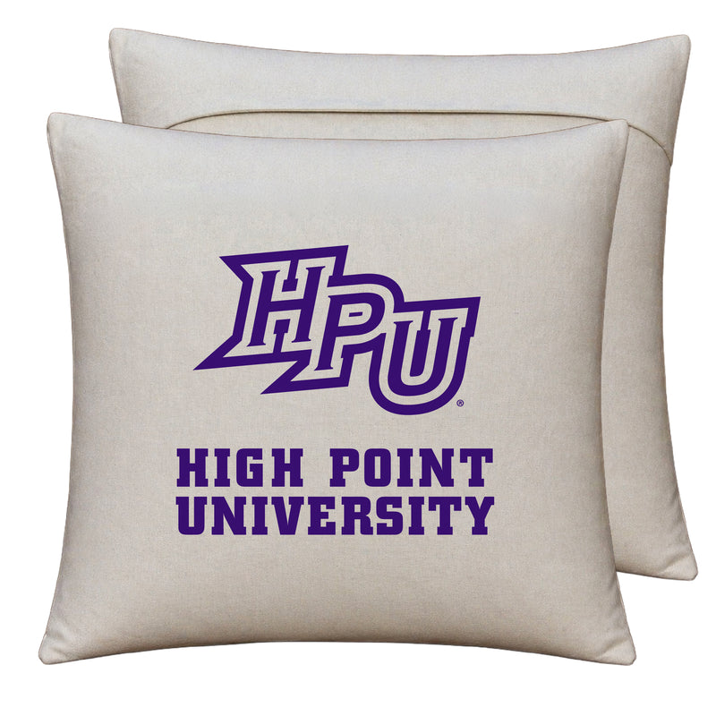 High Point University Officially Licensed 18" x 18" Throw Pillow Cover – Logo Design