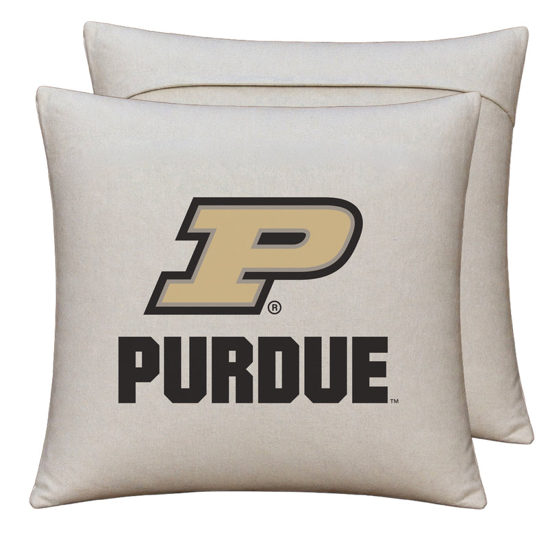Purdue Boilermakers Officially Licensed 18" x 18" Throw Pillow Cover – Logo Design