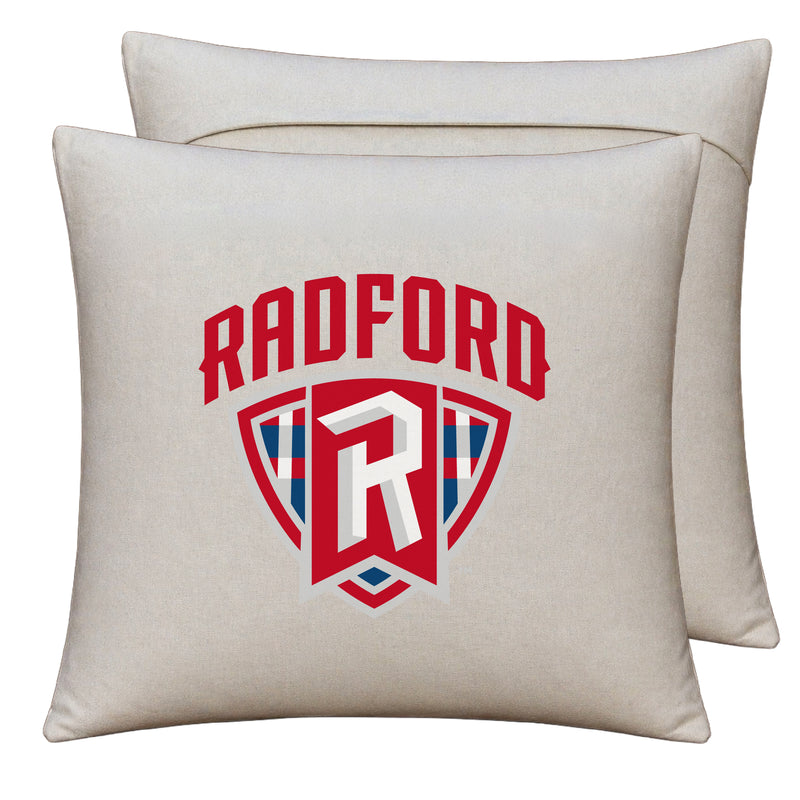 Radford University Highlanders Officially Licensed 18" x 18" Throw Pillow Cover – Logo Design