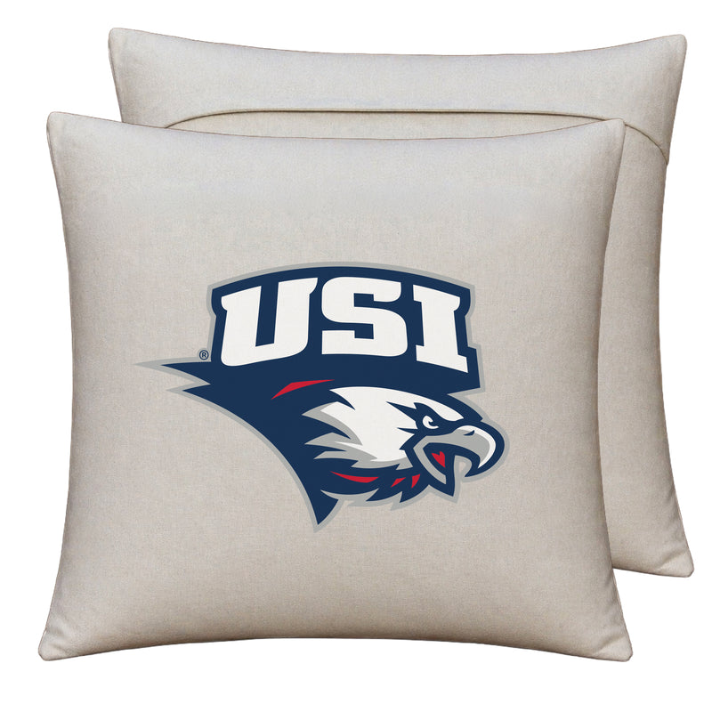 University of Southern Indiana Officially Licensed 18" x 18" Throw Pillow Cover – Logo Design
