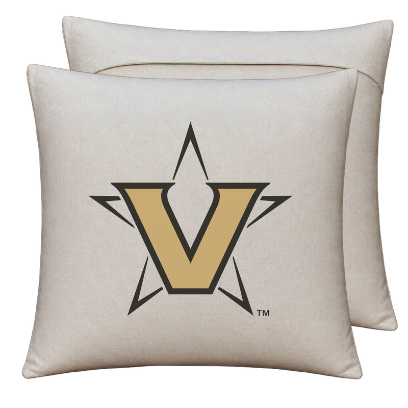 Vanderbilt University Officially Licensed 18" x 18" Throw Pillow Cover – Logo Design