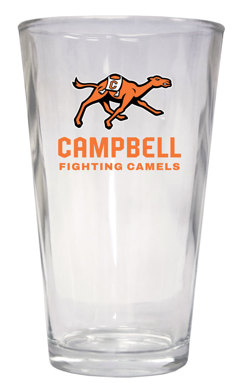 Campbell University Fighting Camels 16 oz Pint Glass Officially Licensed Collegiate Product