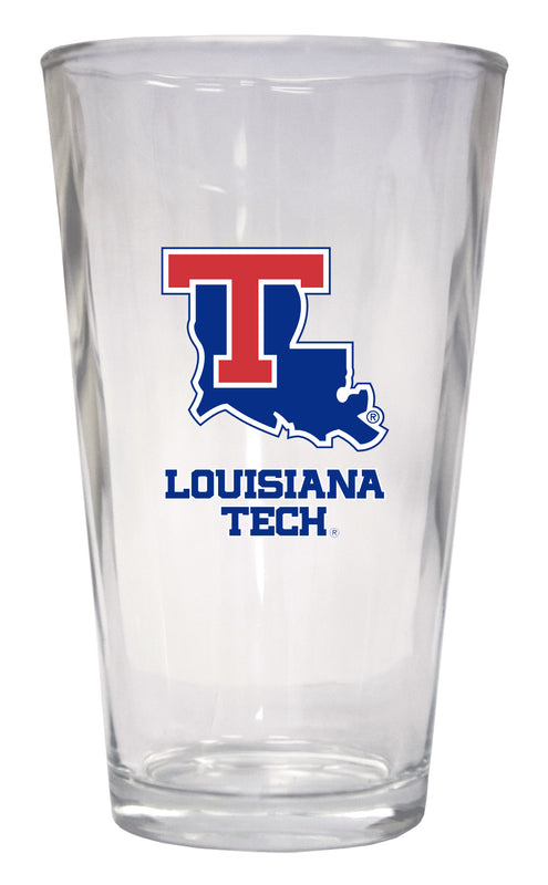 Louisiana Tech Bulldogs 16 oz Pint Glass Officially Licensed Collegiate Product Single