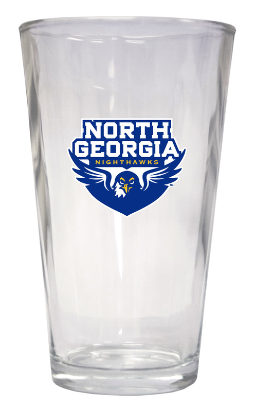 North Georgia Nighthawks 16 oz Pint Glass Officially Licensed Collegiate Product