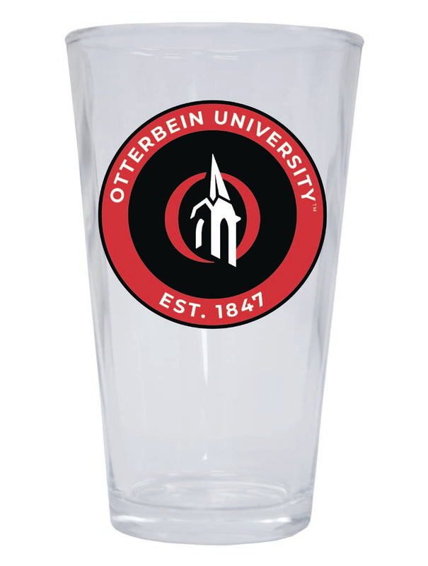 Otterbein University 16 oz Pint Glass Circle Design Officially Licensed Collegiate Product Single