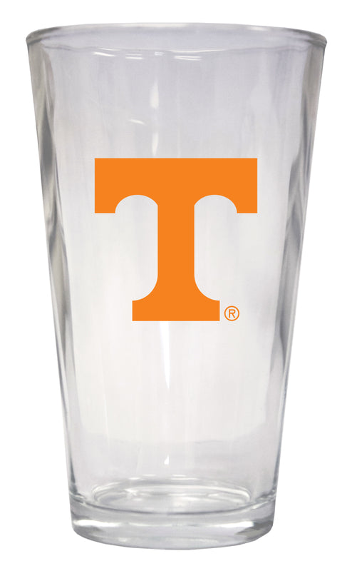 Tennessee Knoxville Volunteers 16 oz Pint Glass Officially Licensed Collegiate Product 2-Pack