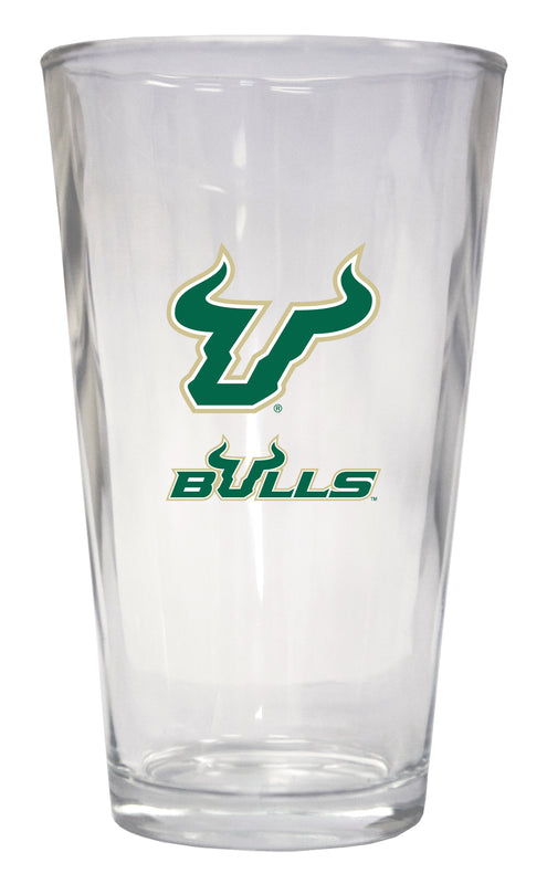 South Florida Bulls 16 oz Pint Glass Officially Licensed Collegiate Product Single
