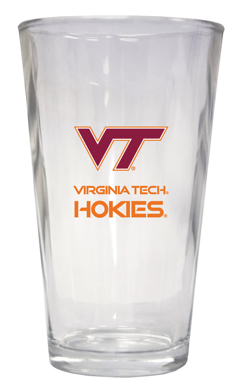 Virginia Tech Hokies 16 oz Pint Glass Officially Licensed Collegiate Product Single