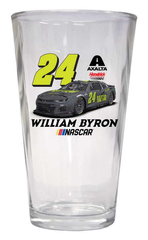 #24 William Byron Pint Glass