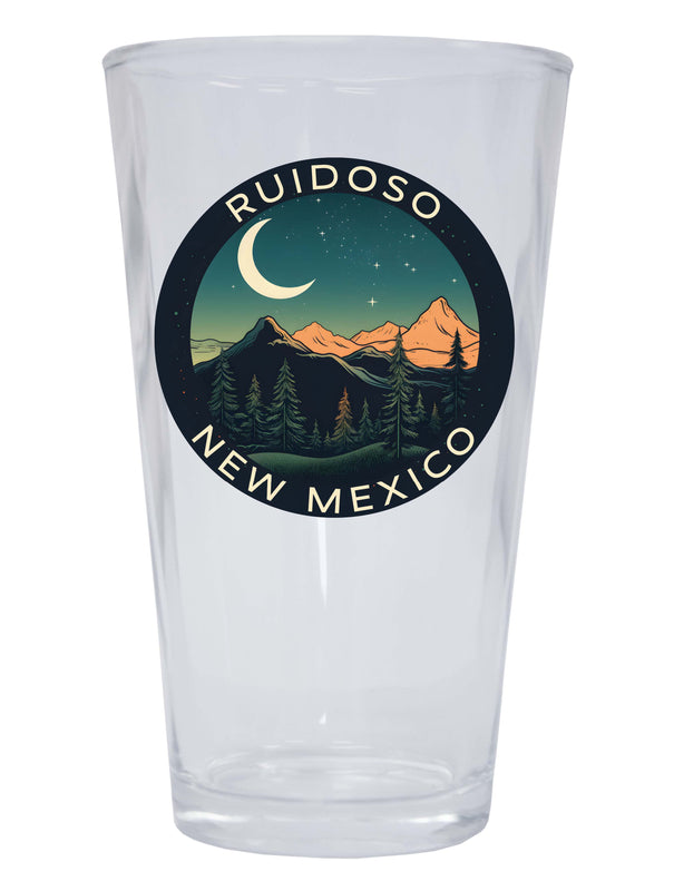 Ruidoso New Mexico Design A Souvenir 16 oz Pint Glass 2-Pack