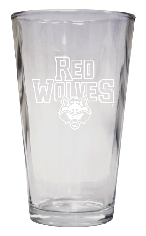 Arkansas State Officially Licensed 16 oz Pint Glass Engraved