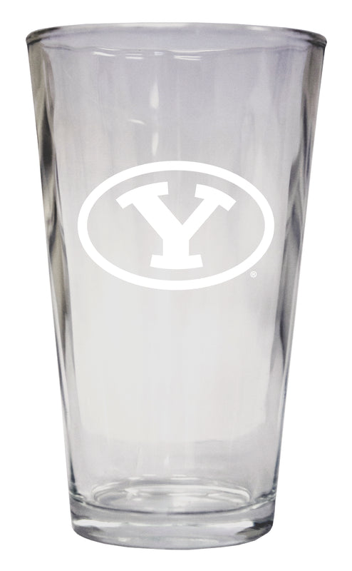Brigham Young Cougars Officially Licensed 16 oz Pint Glass Engraved