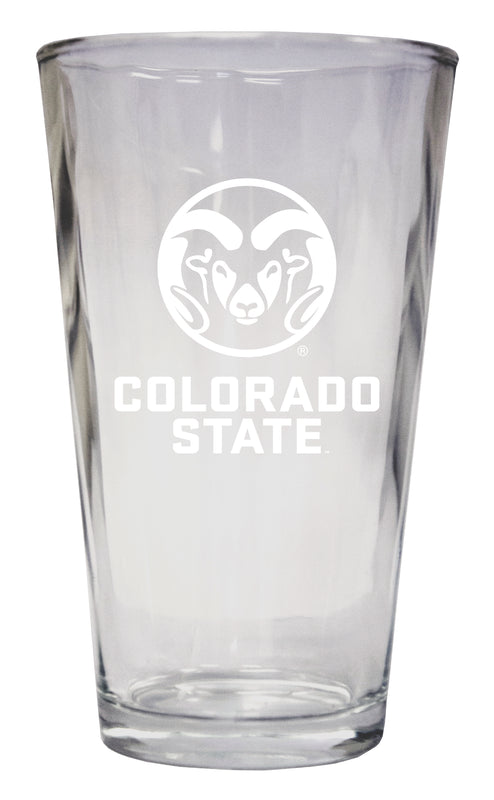 Colorado State Rams Officially Licensed 16 oz Pint Glass Engraved