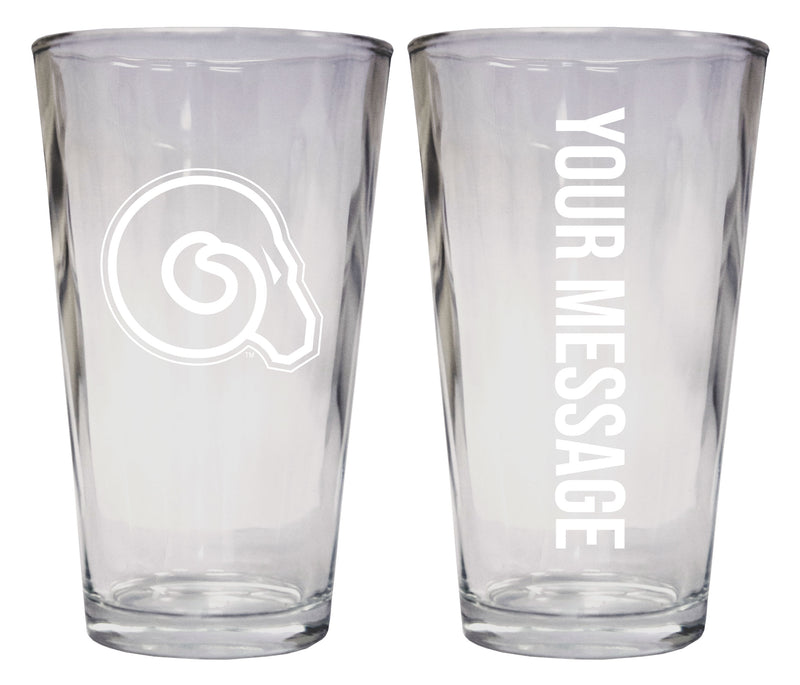 Albany State University Officially Licensed 16 oz Pint Glass Engraved – Customizable Drinkware