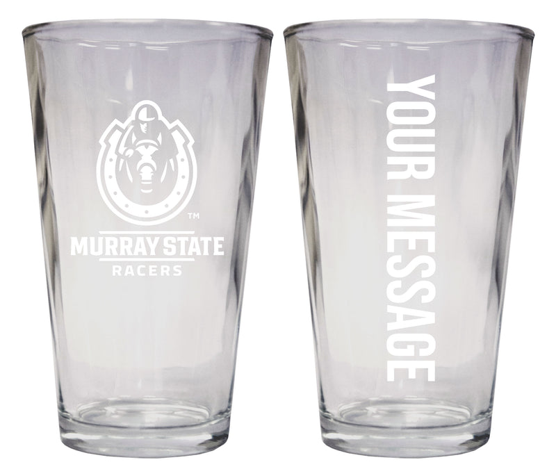 Murray State University Officially Licensed 16 oz Pint Glass Engraved – Customizable Drinkware
