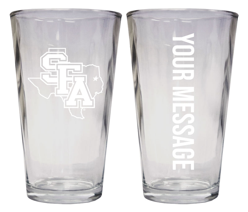Stephen F. Austin State University Officially Licensed 16 oz Pint Glass Engraved – Customizable Drinkware