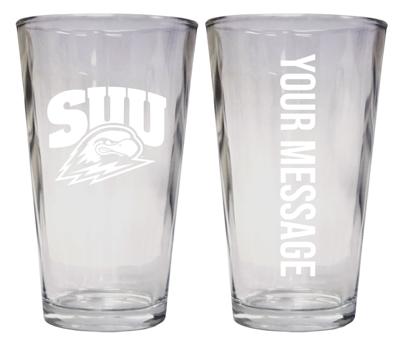 Southern Utah University Officially Licensed 16 oz Pint Glass Engraved – Customizable Drinkware