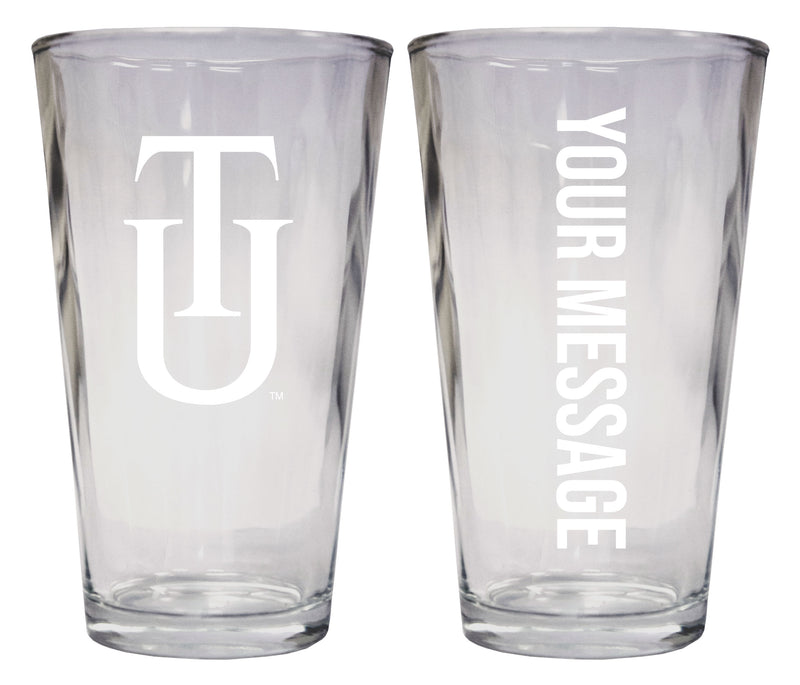 Tuskegee University Officially Licensed 16 oz Pint Glass Engraved – Customizable Drinkware
