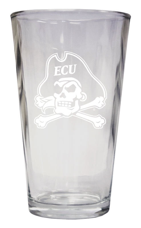 East Carolina Pirates Officially Licensed 16 oz Pint Glass Engraved