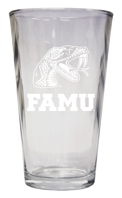 Florida A&M Rattlers Officially Licensed 16 oz Pint Glass Engraved
