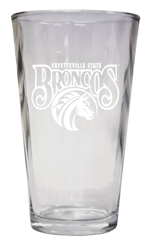 Fayetteville State University Officially Licensed 16 oz Pint Glass Engraved