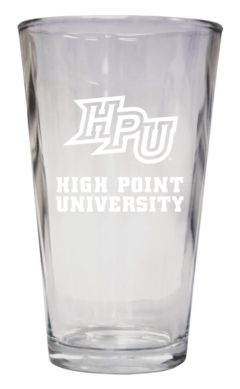High Point University Officially Licensed 16 oz Pint Glass Engraved