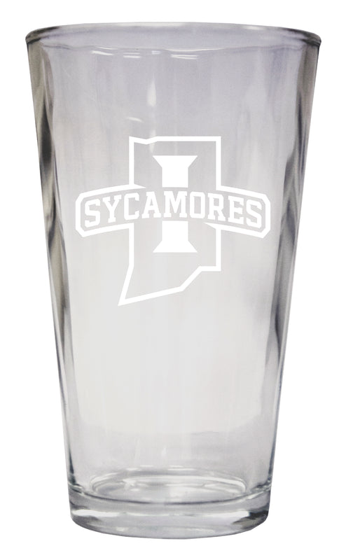Indiana State University Officially Licensed 16 oz Pint Glass Engraved