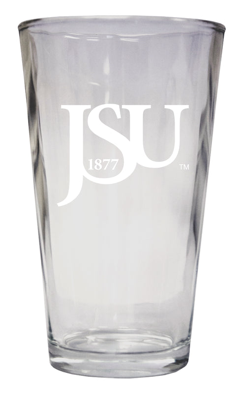 Jackson State University Officially Licensed 16 oz Pint Glass Engraved