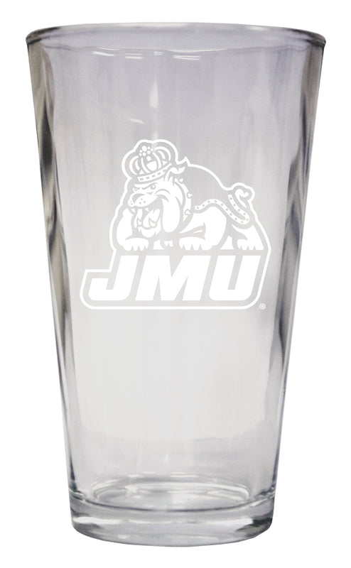 James Madison Dukes Officially Licensed 16 oz Pint Glass Engraved