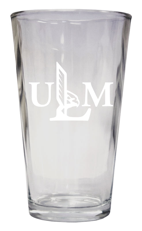 University of Louisiana Monroe Officially Licensed 16 oz Pint Glass Engraved
