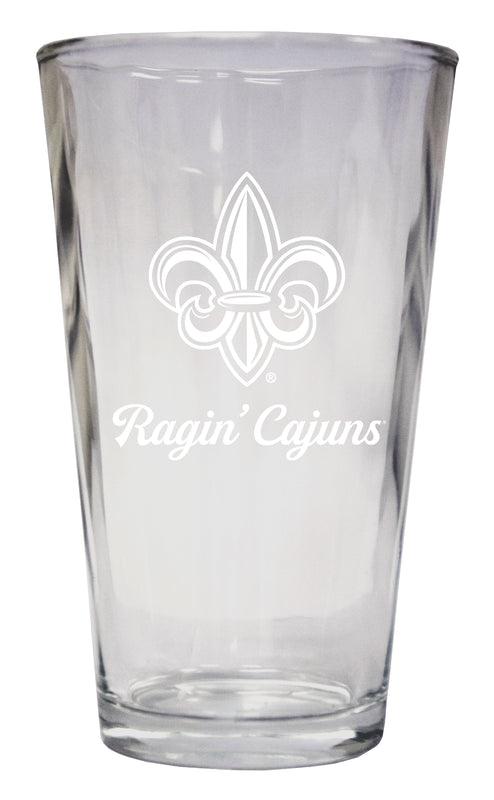 Louisiana at Lafayette Ragin' Cajuns Officially Licensed 16 oz Pint Glass Engraved